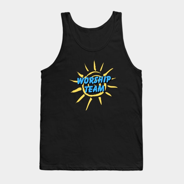 Worship Team | Christian Tank Top by All Things Gospel